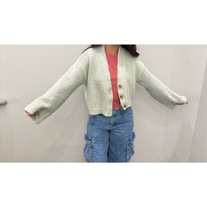 Cream Green GLASSON’S Cardigan